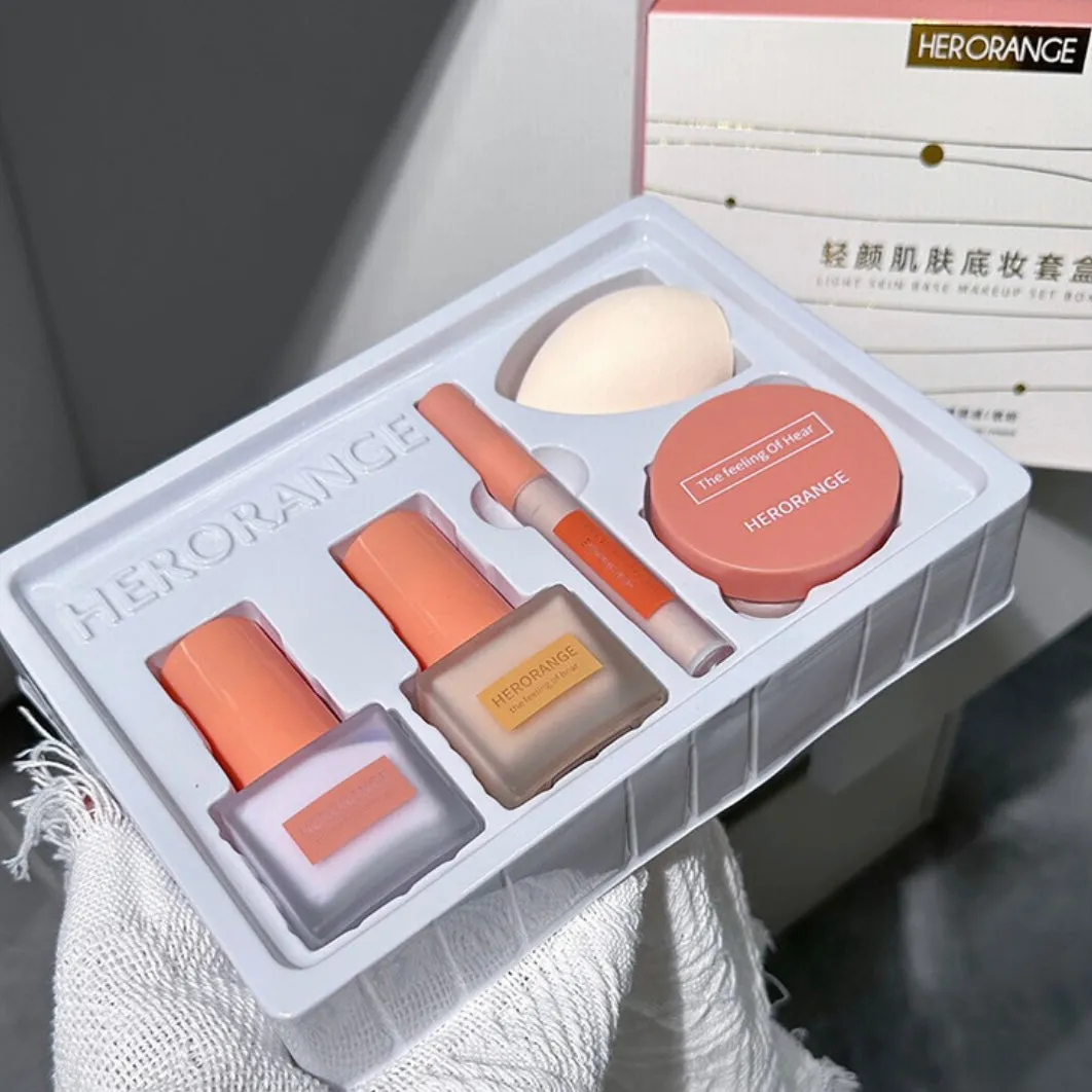HERORANGE - 5pcs Face Makeup Set