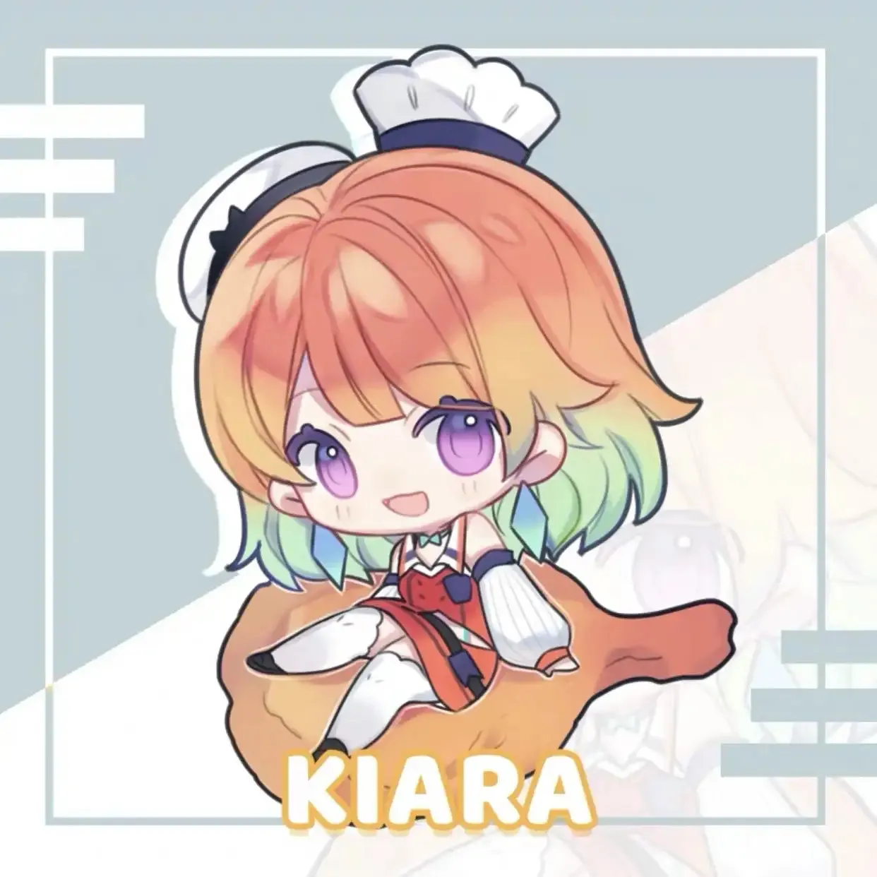 Hololive Vtuber - Takanashi Kiara Double-sided Acrylic Keychain