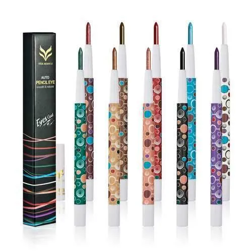HUAMIANLI 1Pc Waterproof Highlighter Glitter Eye Shadow Pen Matte Eyeshadow Pencil Makeup Tool