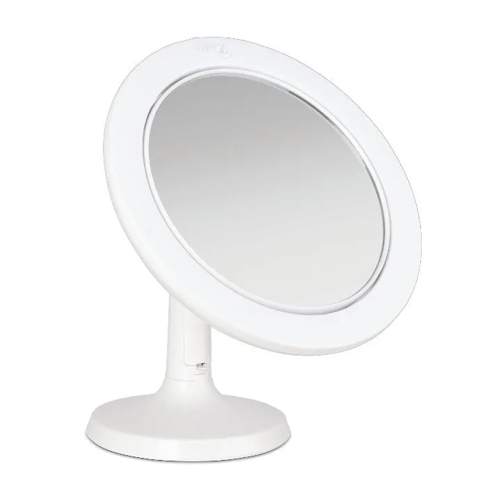 Hudson Lighted Makeup Mirror with Magnification & Suction Cup