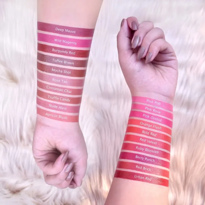 Iba Pure Lips Long Stay Matte Lipstick- M21 Urban Red