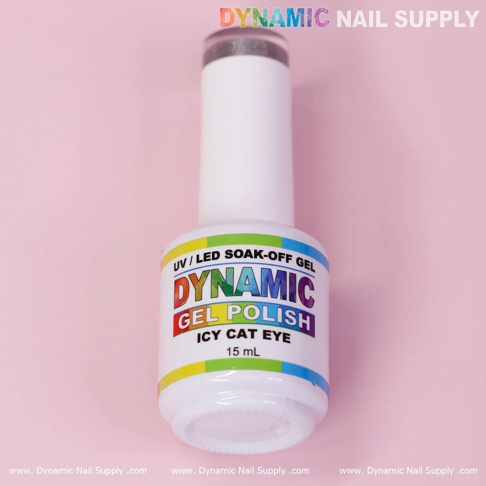 Icy Cat Eye Gel - Reflective Magnetic Silver Shimmery Gel Polish