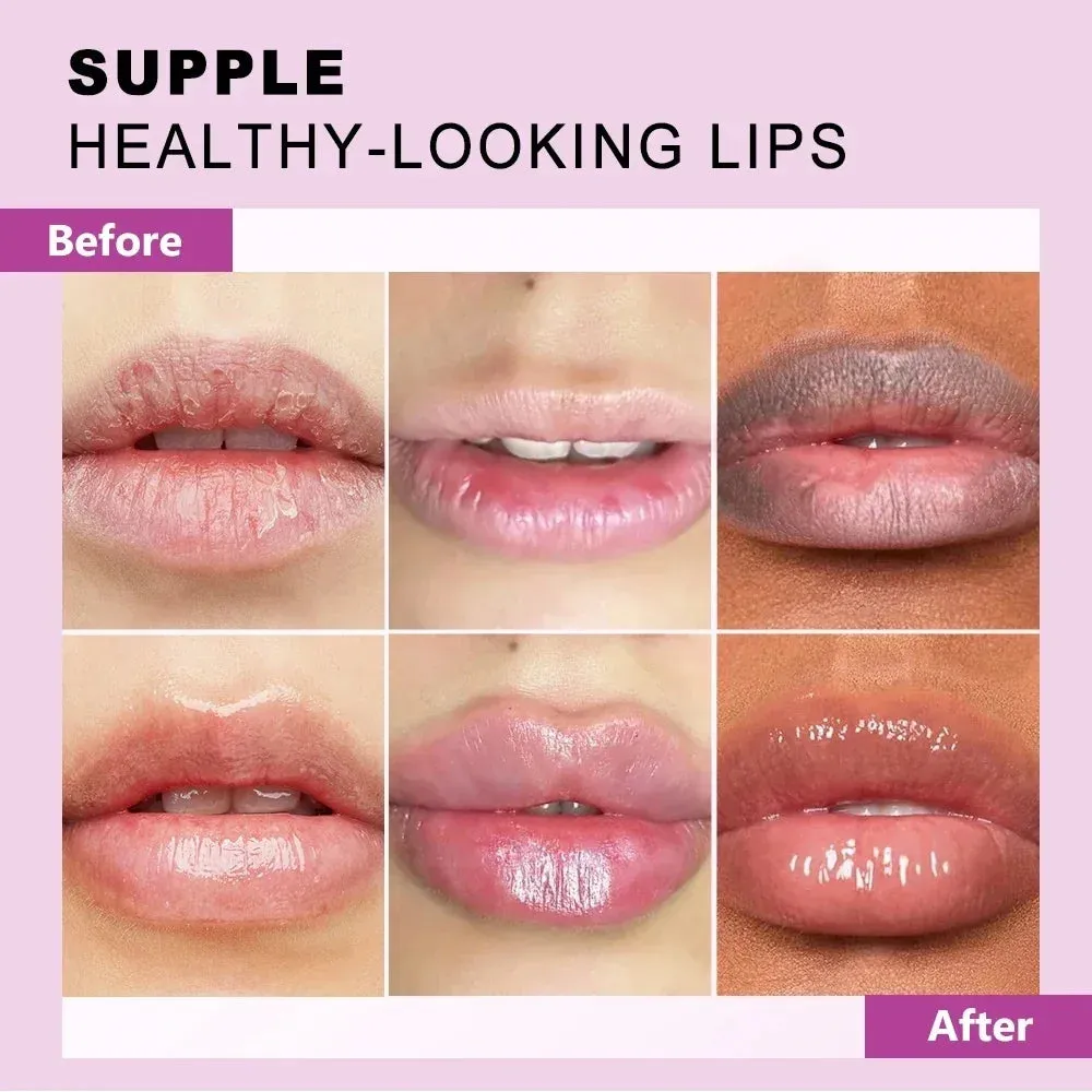 Instant Volumizing Lip Plumper Oil: Extreme Enhancer Lip Gloss Serum to Increase Elasticity, Moisturize, Nourish, and Care for Sexy Lips.
