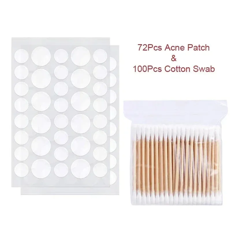 Invisible Acne Patches - Removal Pimple Anti-Acne Hydrocolloid Patches - Spots Marks Concealer Repair