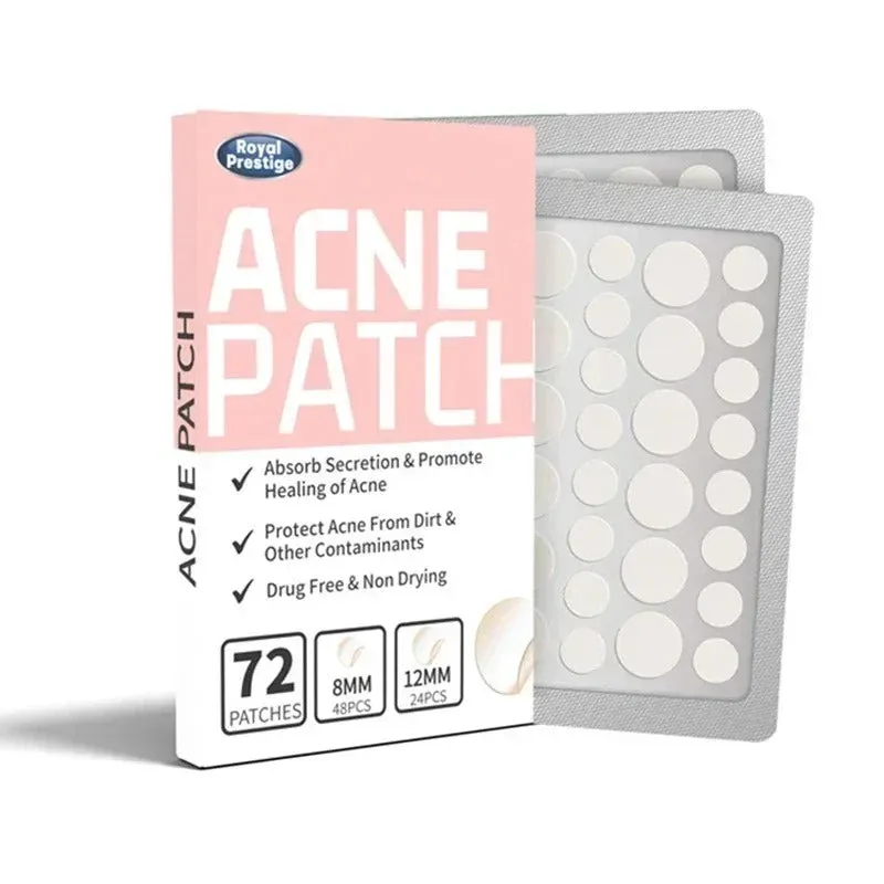Invisible Acne Patches - Removal Pimple Anti-Acne Hydrocolloid Patches - Spots Marks Concealer Repair