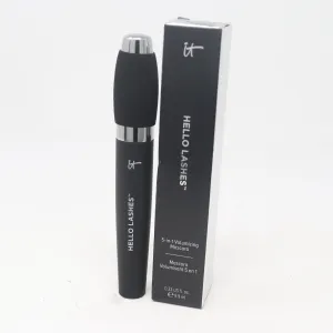 It Cosmetics Hello Lashes 5-In-1 Volumizing Mascara 0.33oz Black New With Box