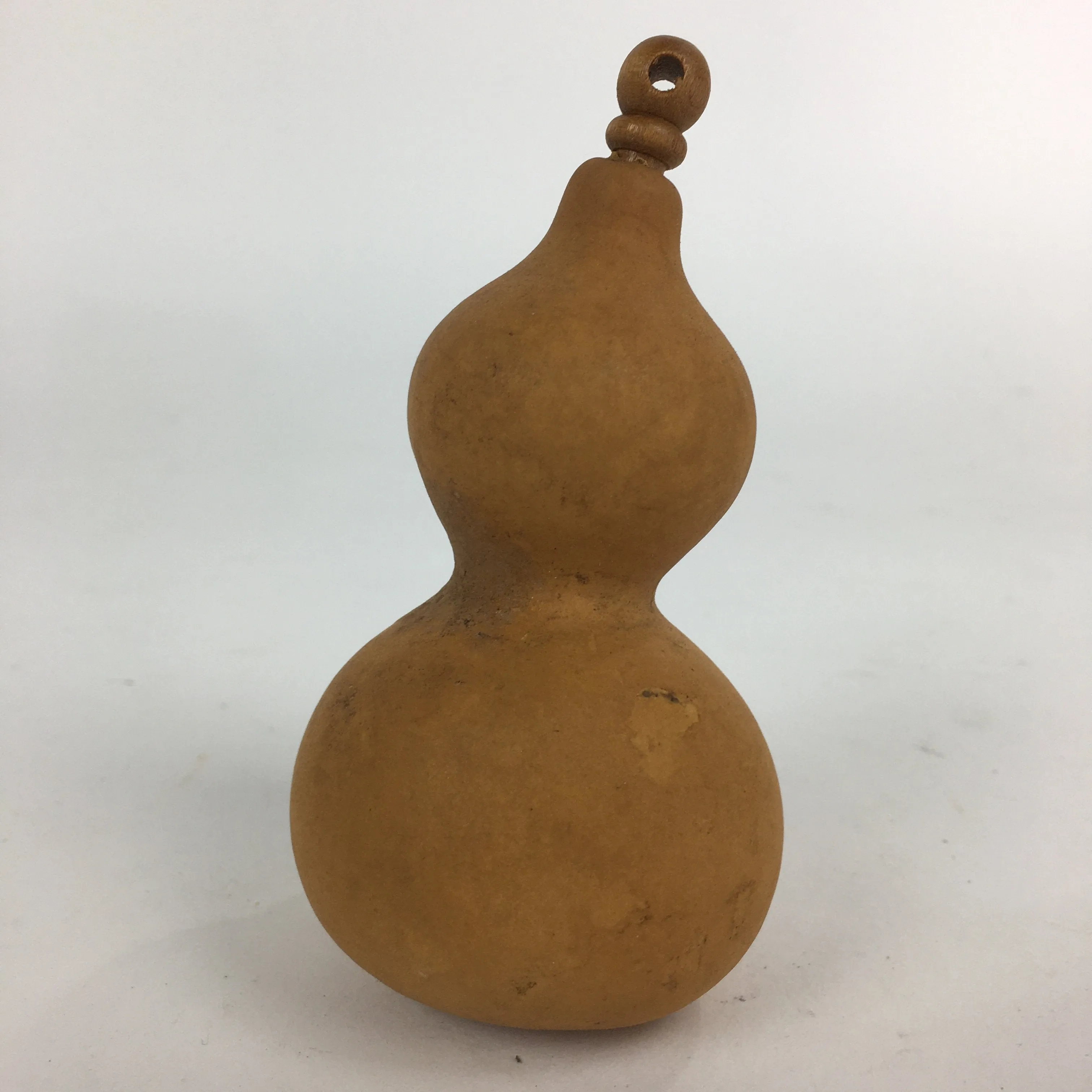 Japanese Hyotan Natural Gourd Sake Bottle Brown Lucky Charm Calabash G235