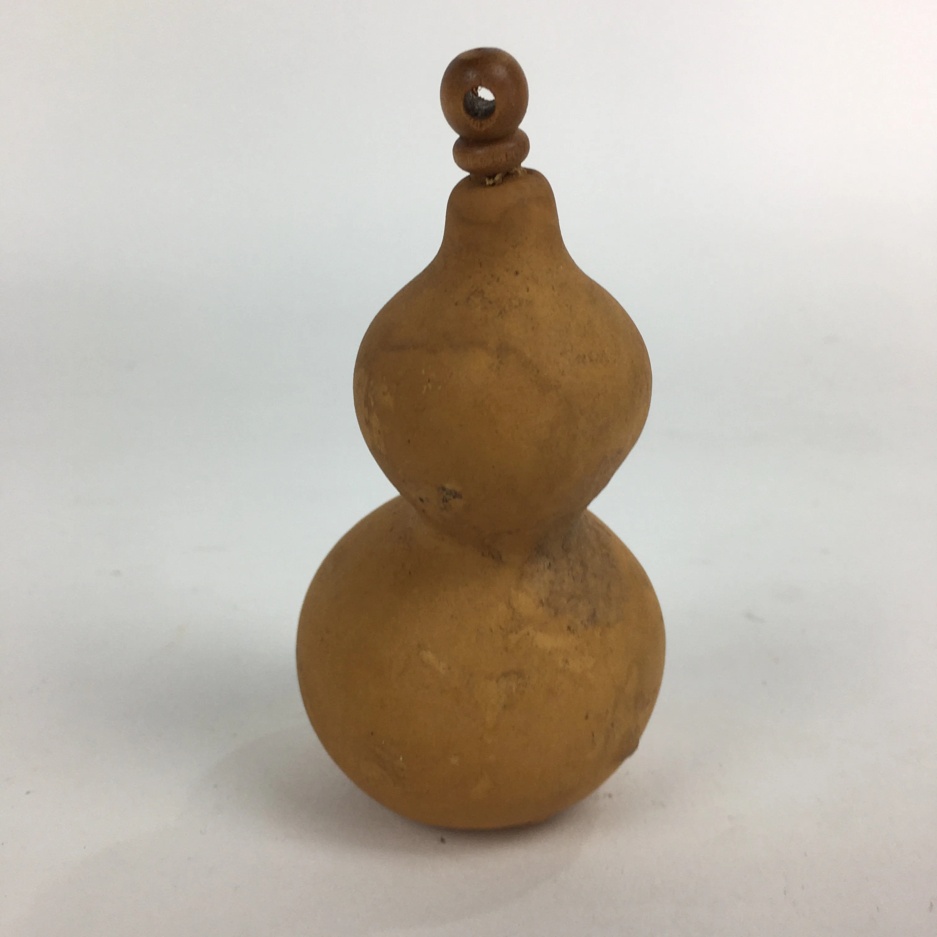 Japanese Hyotan Natural Gourd Sake Bottle Brown Lucky Charm Calabash G235
