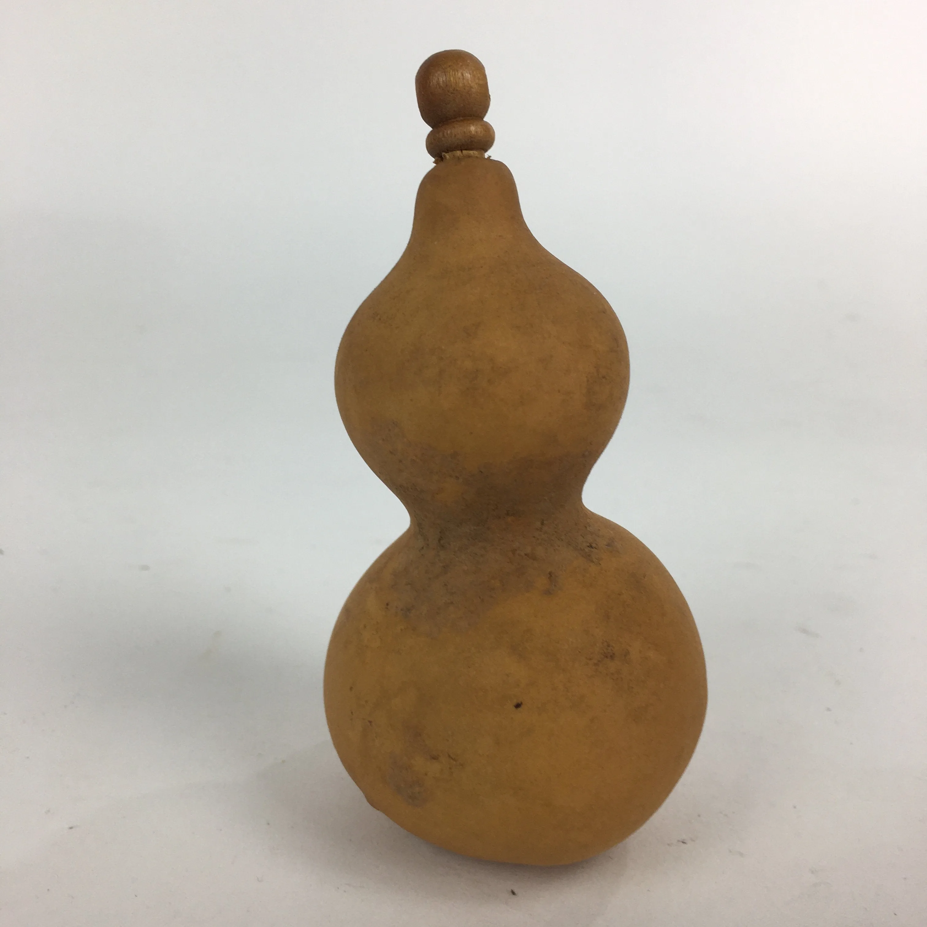 Japanese Hyotan Natural Gourd Sake Bottle Brown Lucky Charm Calabash G235