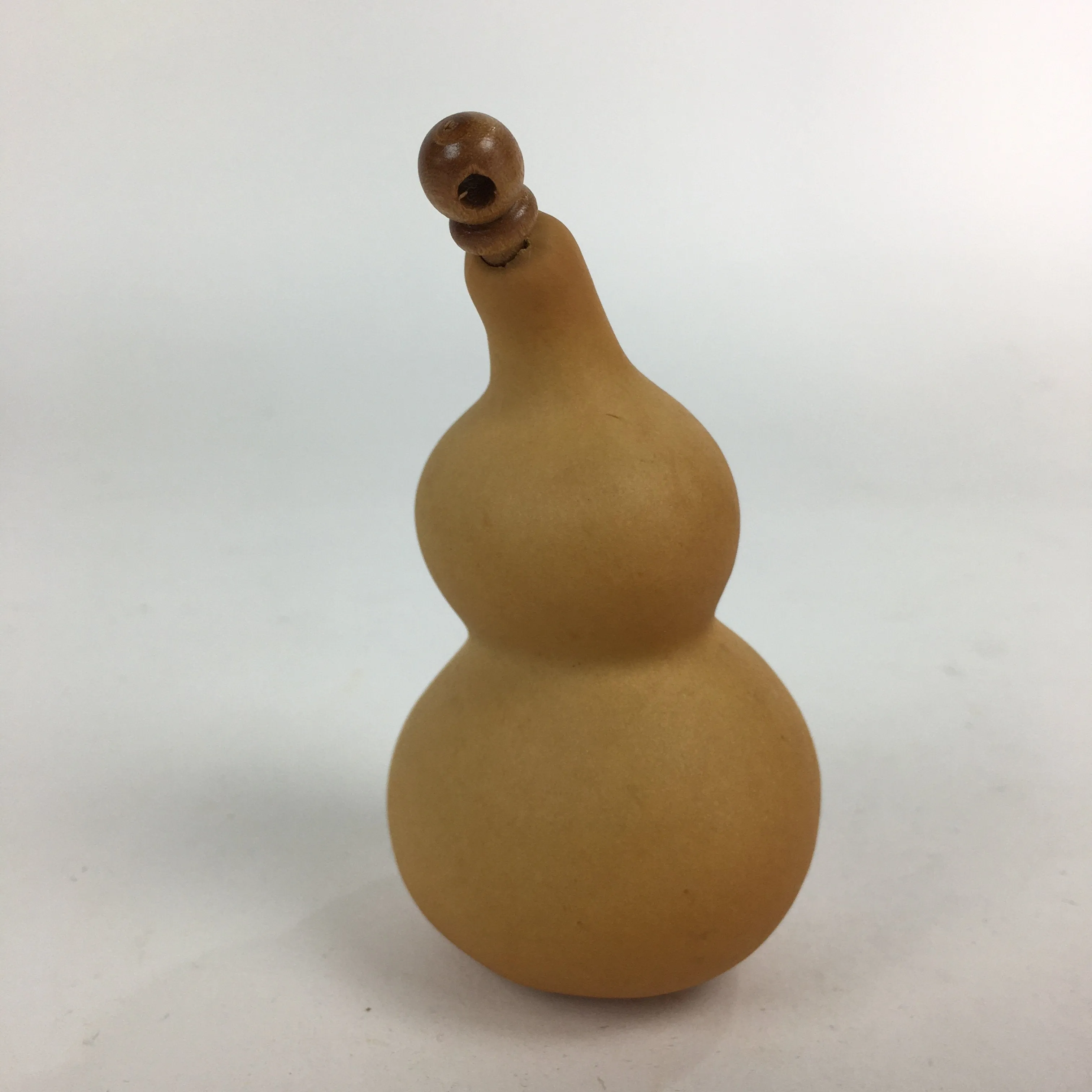 Japanese Hyotan Natural Gourd Sake Bottle Brown Lucky Charm Calabash G241