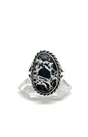 John King Freeform White Buffalo Ring (Size 8)