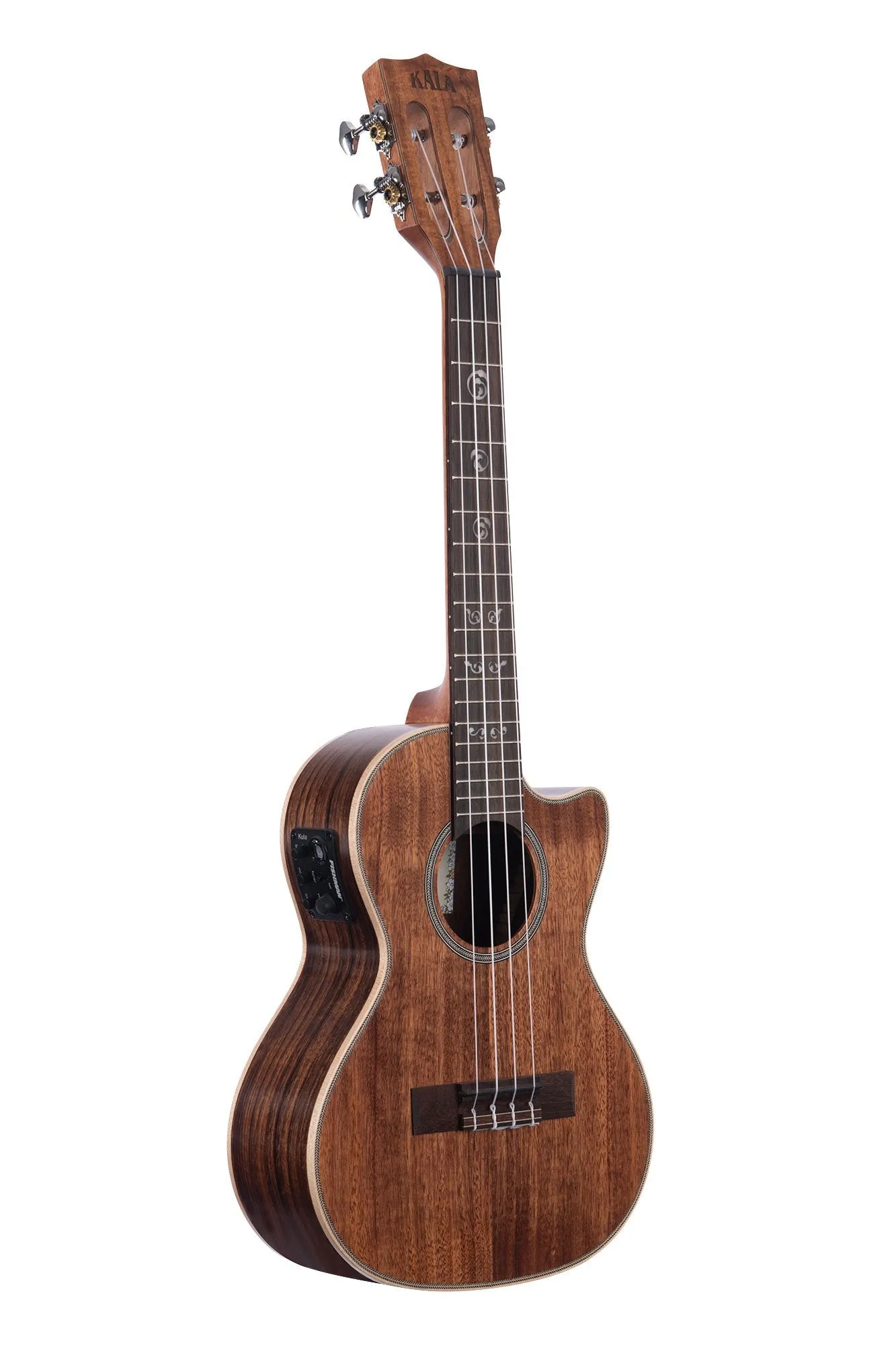 Kala KA-SA-TE-C Solid Acacia Tenor Cutaway Ukulele w/ EQ