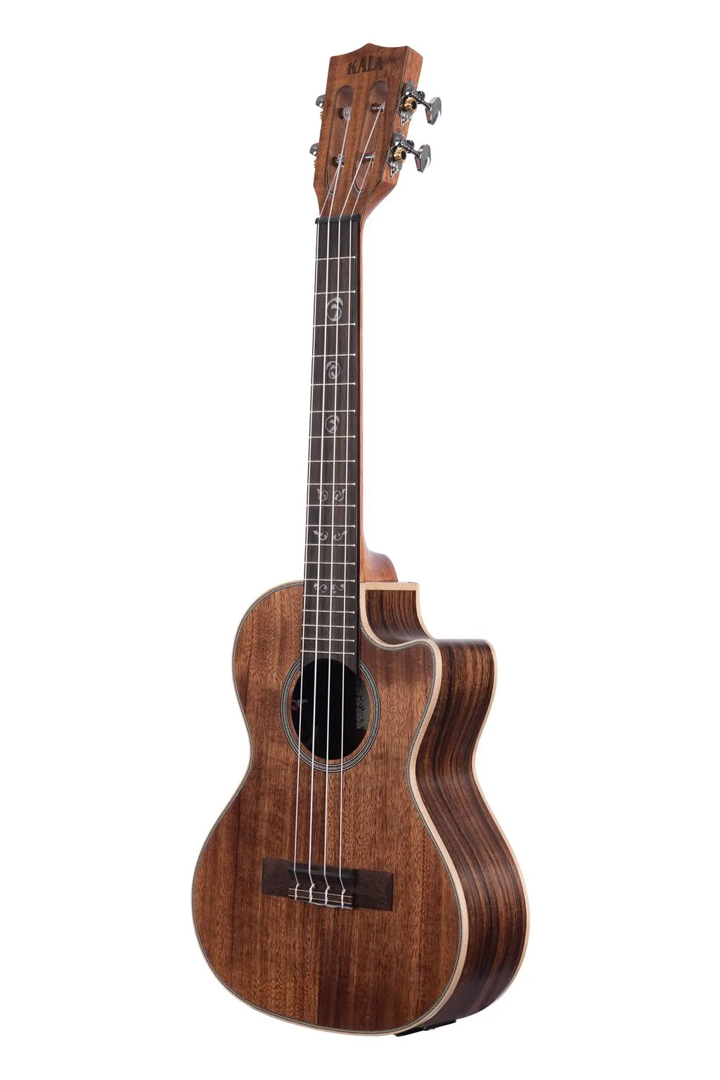 Kala KA-SA-TE-C Solid Acacia Tenor Cutaway Ukulele w/ EQ