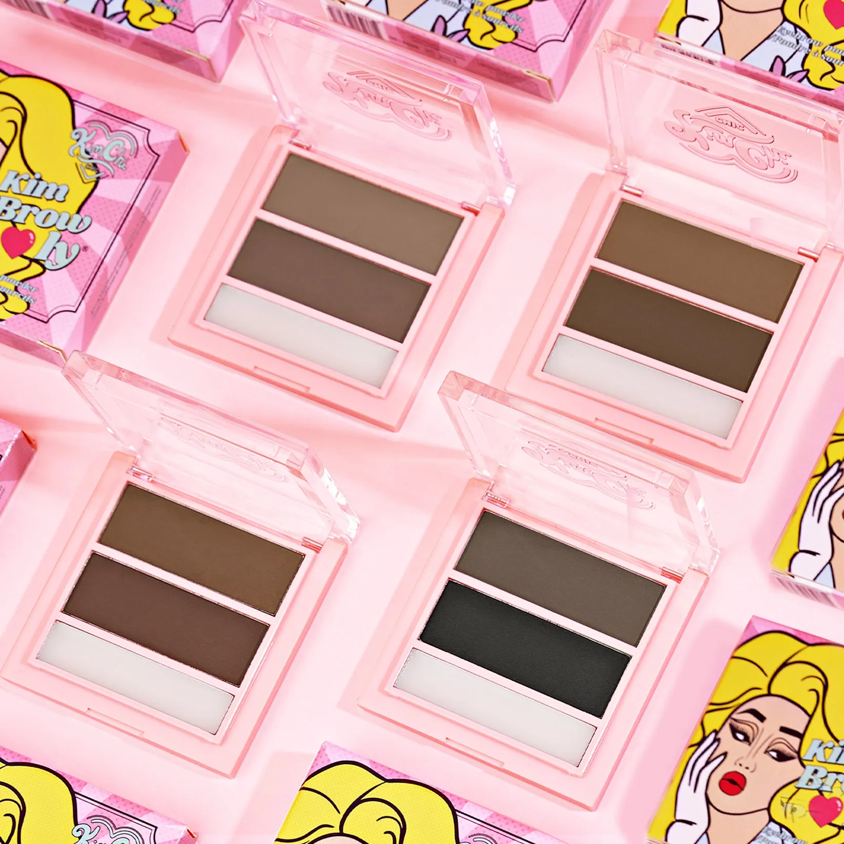 KIMBROWLY EYEBROW POWDER - 02 Light/Medium O