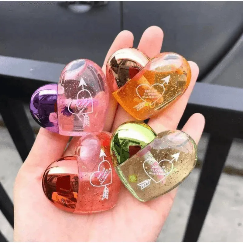 Kiss Beauty 24k Lip Gloss Heart Shape