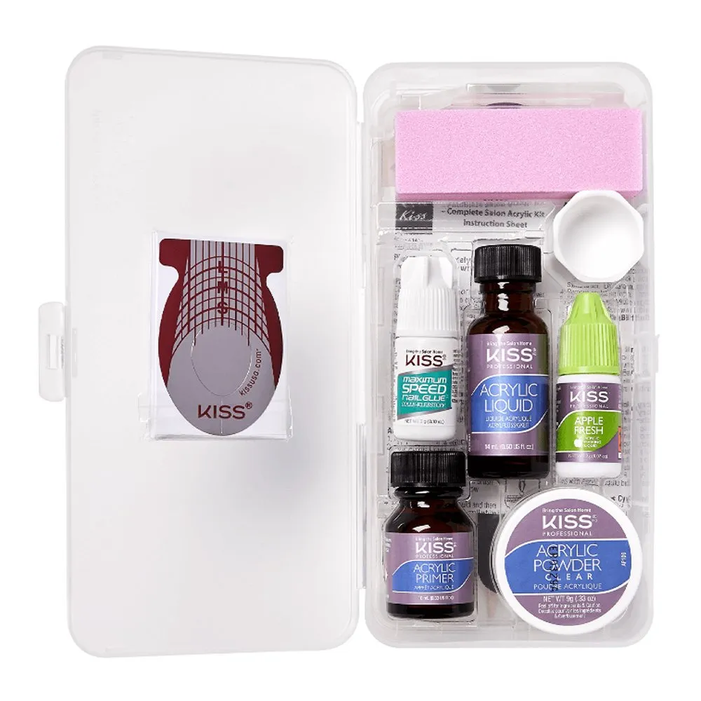 KISS "Salon Kit" - Complete Acrylic Sculpture Nail Kit