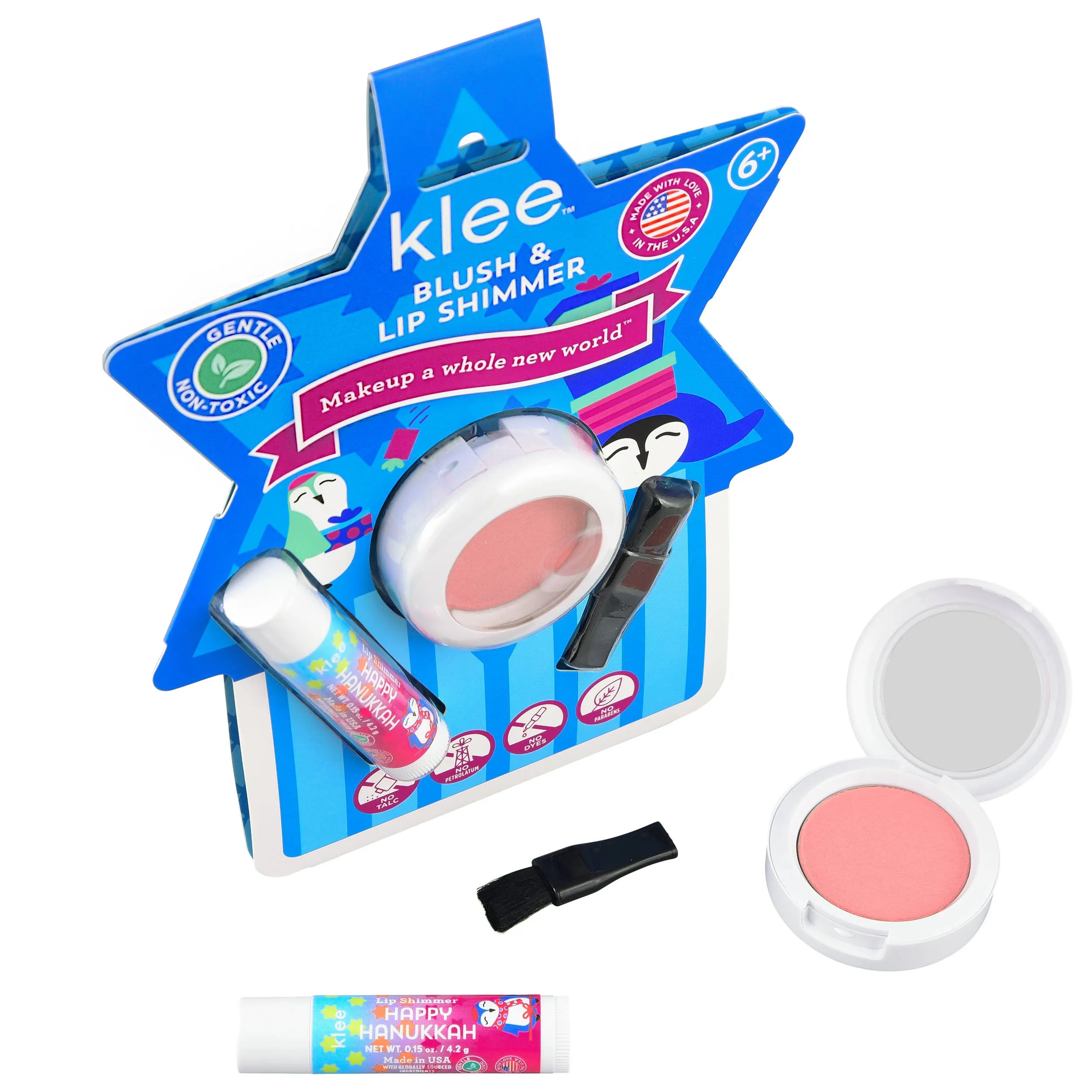 KLE Starlight Dazzle - Hanukkah Blush and Lip Shimmer Set: