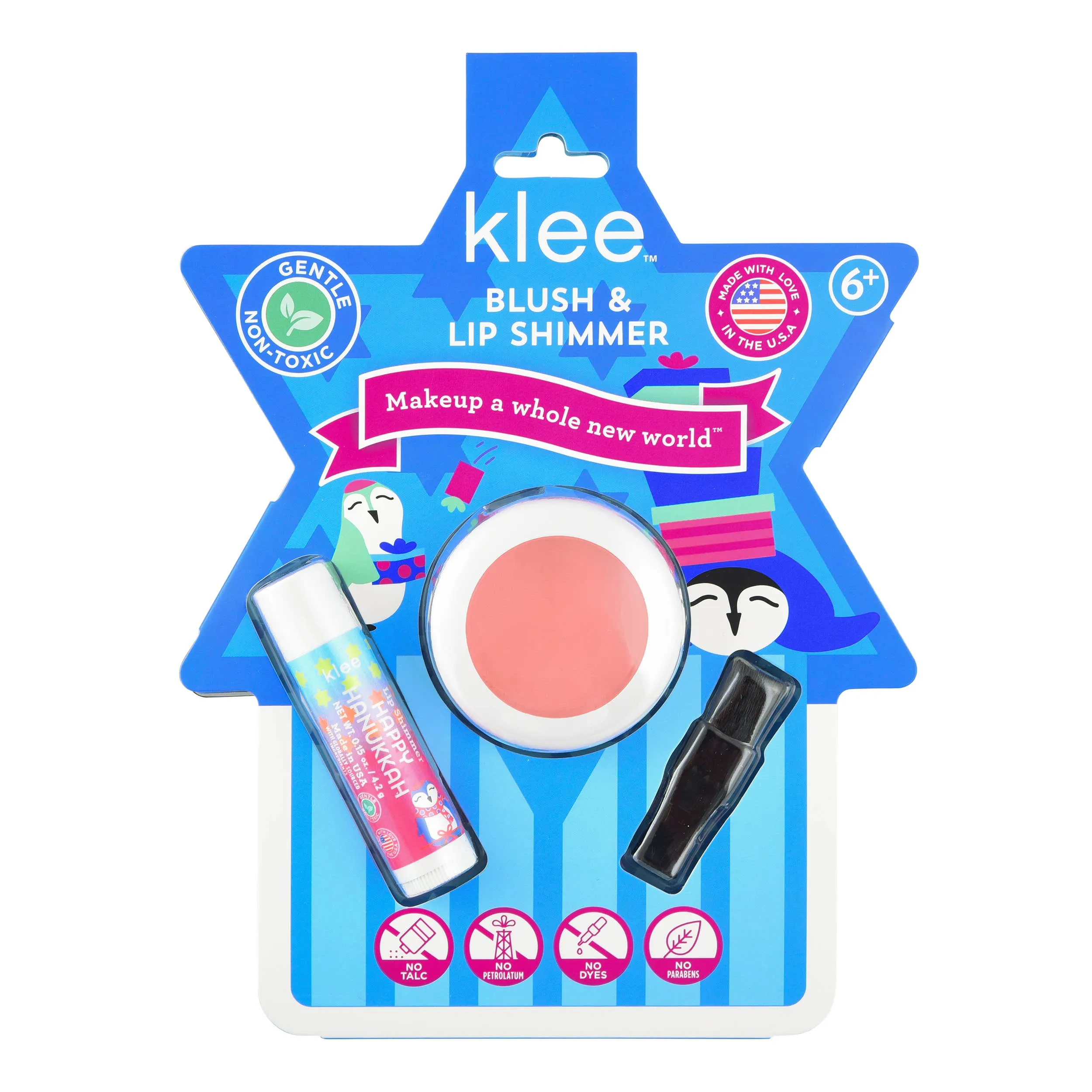 KLE Starlight Dazzle - Hanukkah Blush and Lip Shimmer Set: