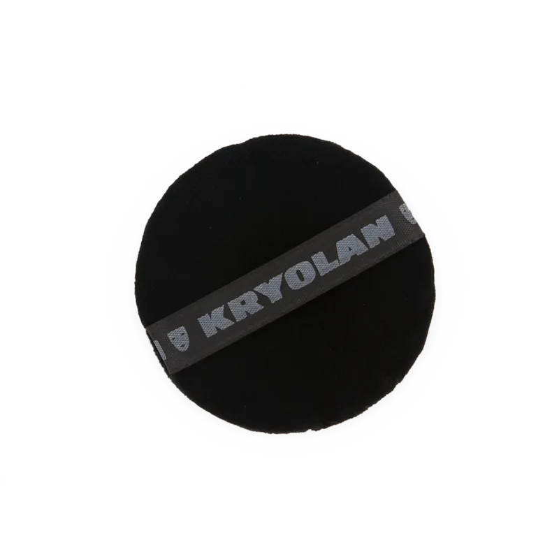 Kryolan Premium Powder Puff (Black)