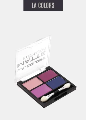 L.A. Colors- 4 Color Matte Eyeshadow- Mattenificent