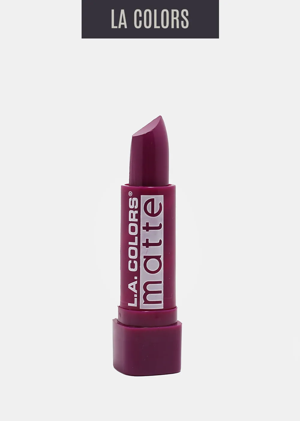 L.A. Colors- Matte Lipstick- Stay Put Plum