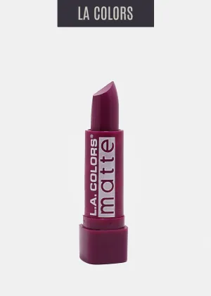 L.A. Colors- Matte Lipstick- Stay Put Plum