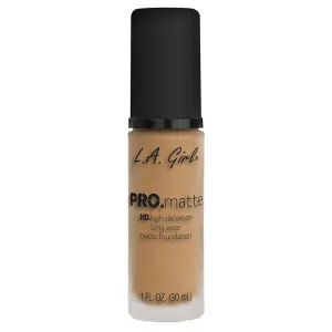 L.A. GIRL - Pro Matte Foundation Sandy Beige - 1 fl. oz. (30ml)