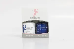LeChat Nobility Dual Set Gel Nail Polish & Nail Lacquer NBCS132 Skyfall