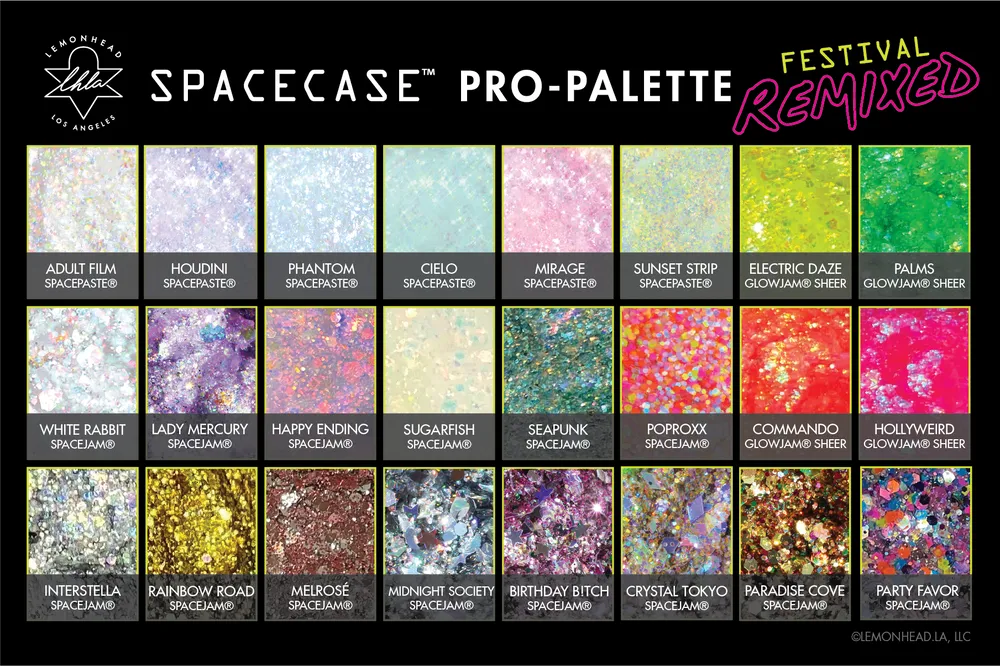 Lemonhead SpaceCase Pro Palette Festival Remixed