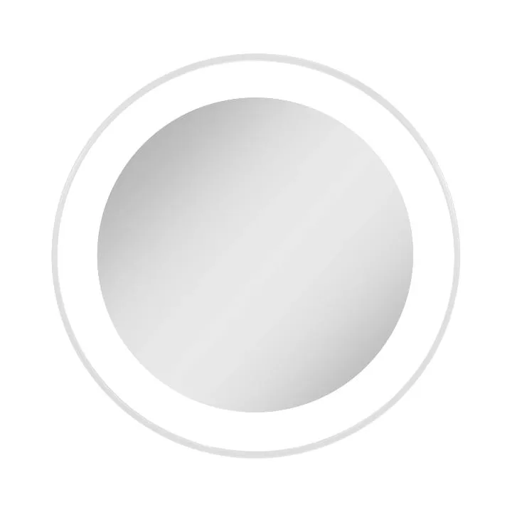 Lighted Compact Mirror with Magnification & Suction Cup