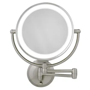 Lighted Wall Mounted Makeup Mirror with Magnification & Extendable Arm - Amazon