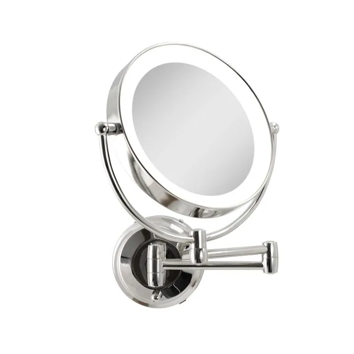 Lighted Wall Mounted Makeup Mirror with Magnification & Extendable Arm - Amazon