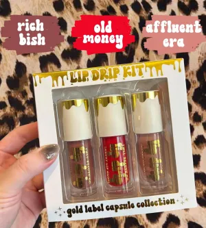 Limited Edition Gold Label Lip Drip Kit