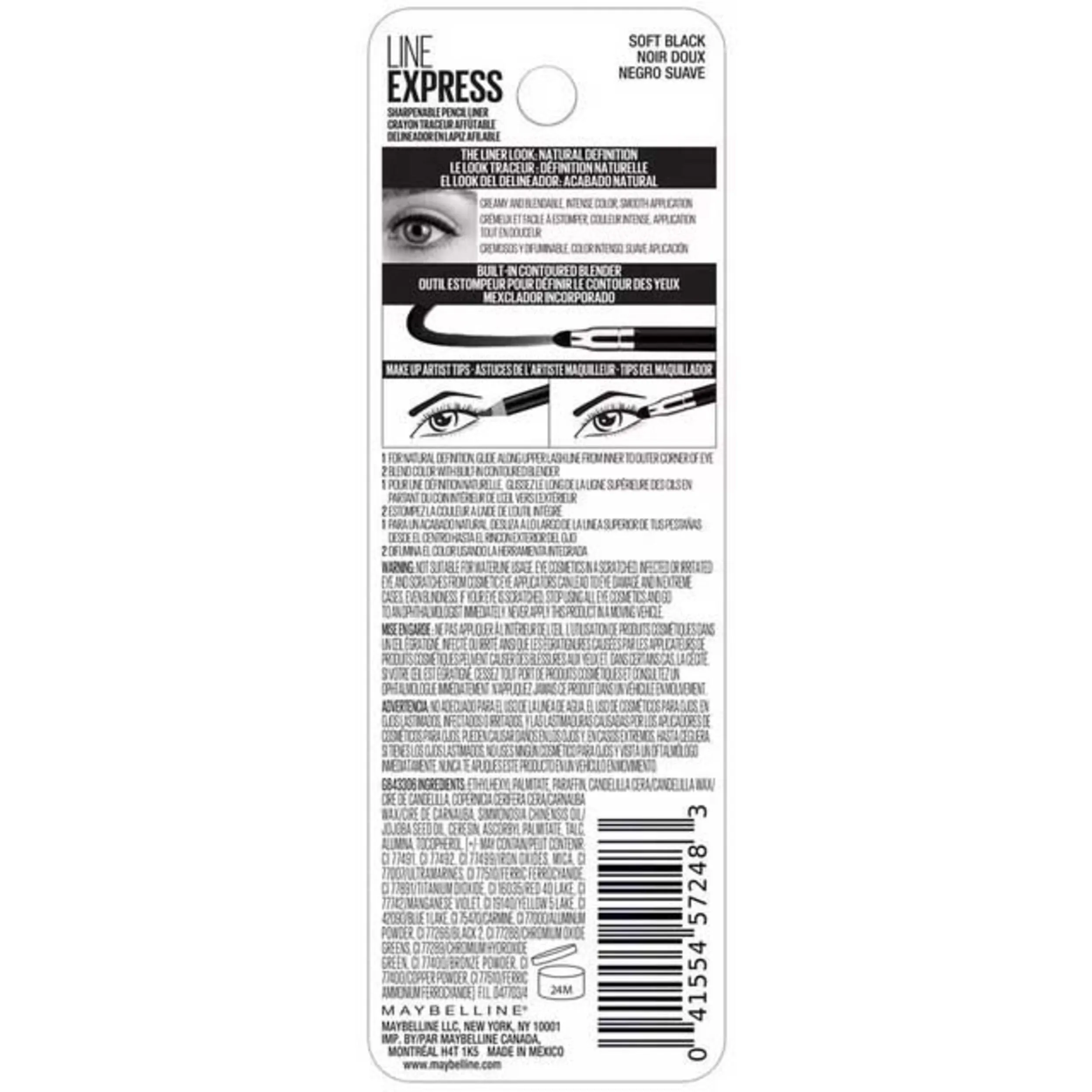 Line Express Sharpenable Wood Pencil Eyeliner