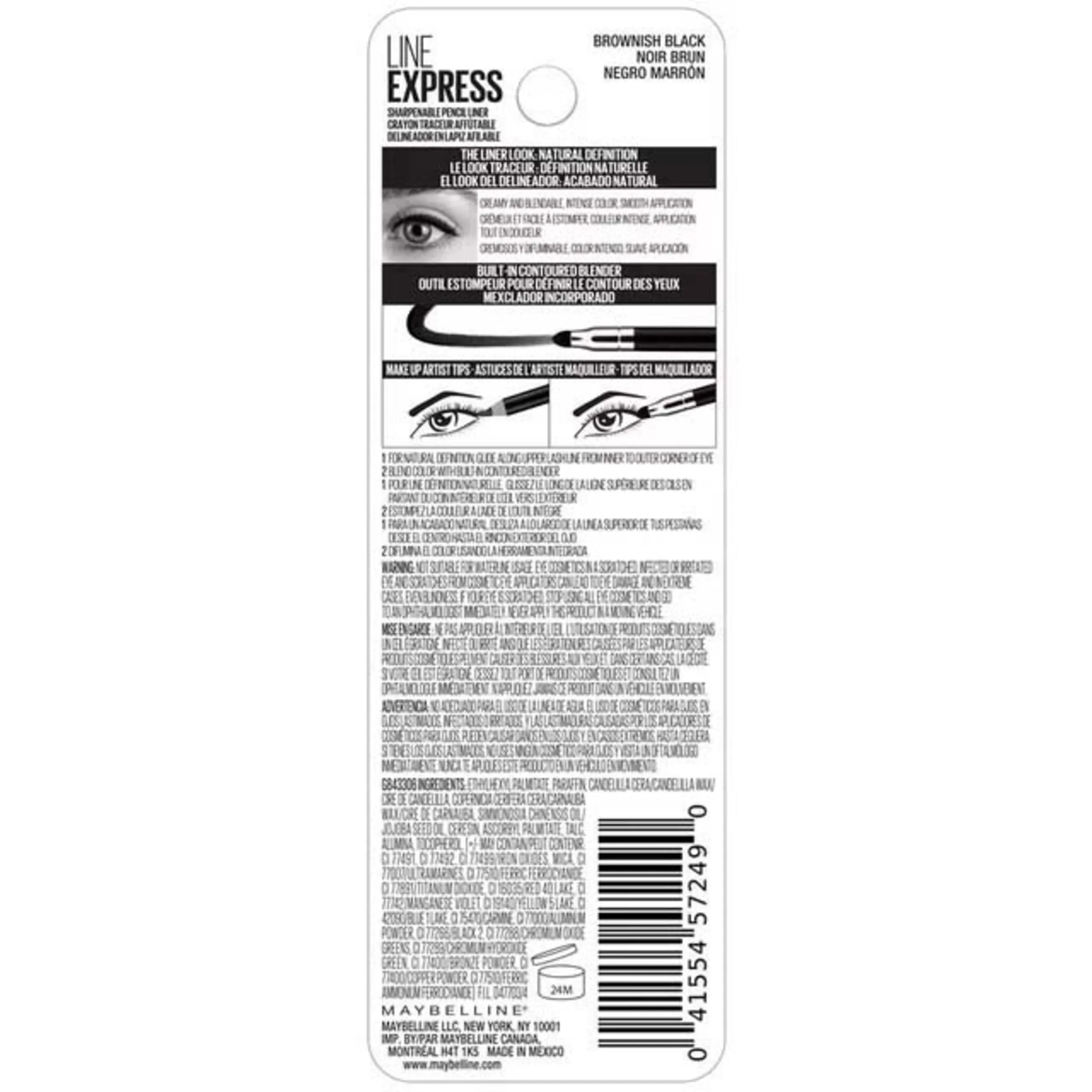 Line Express Sharpenable Wood Pencil Eyeliner
