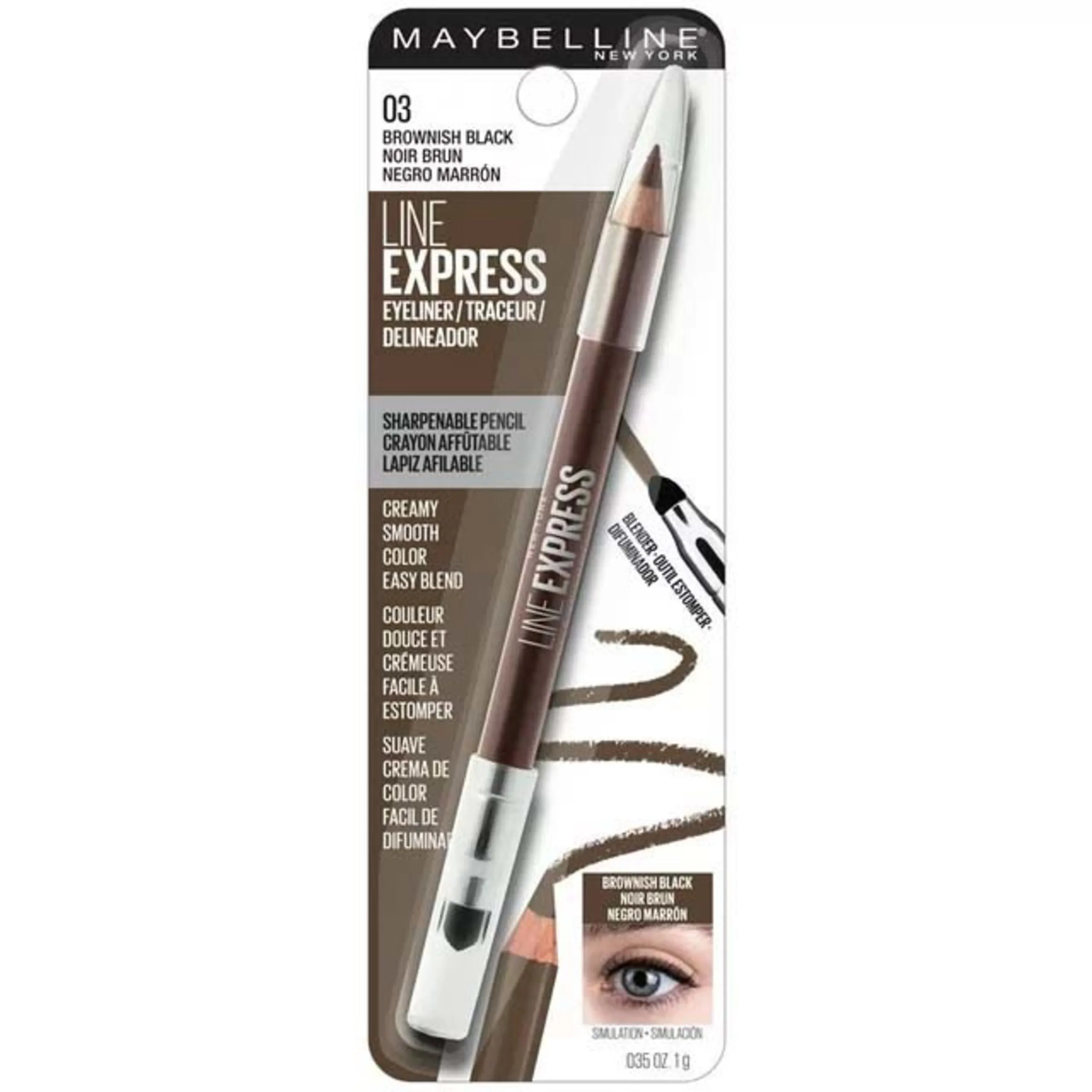 Line Express Sharpenable Wood Pencil Eyeliner