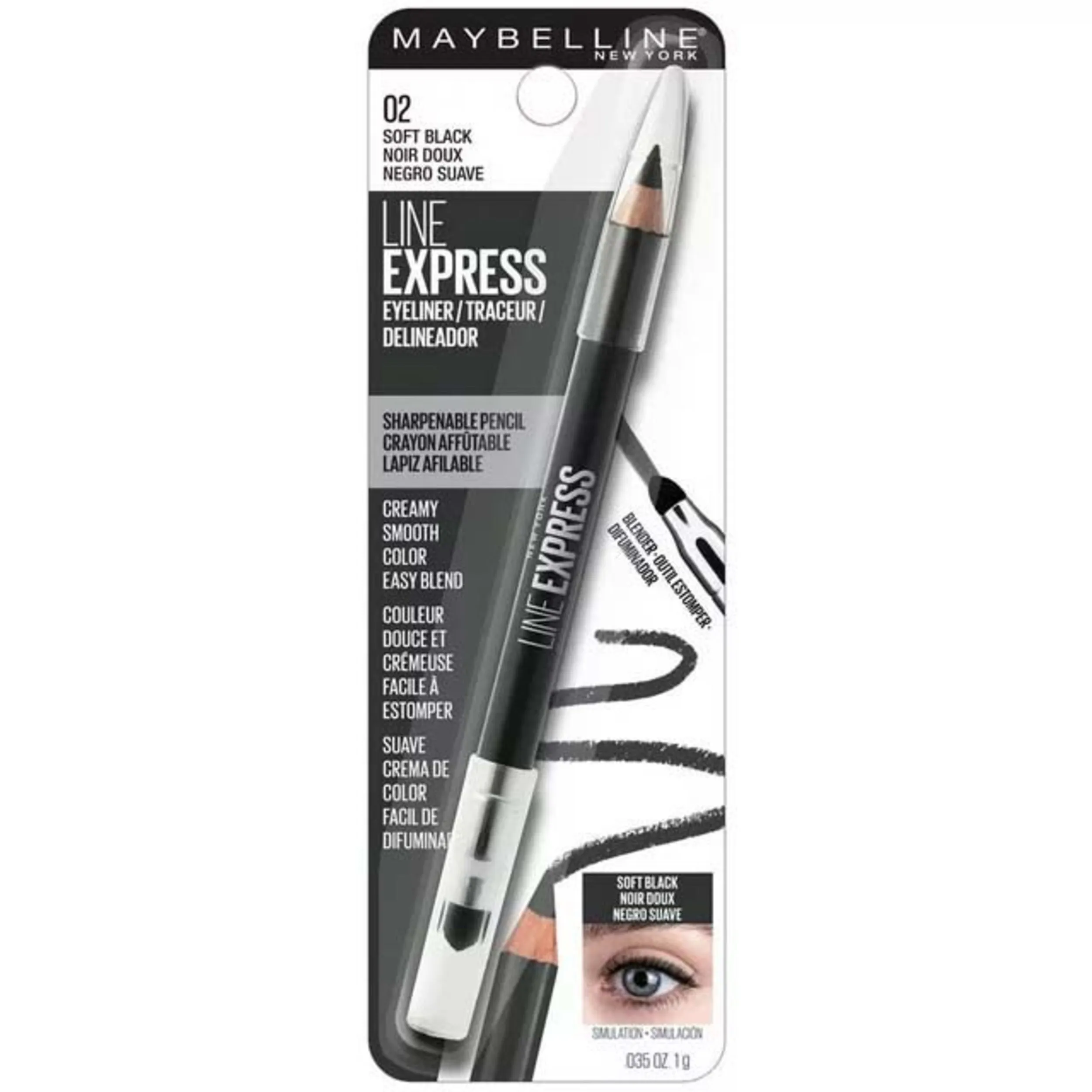 Line Express Sharpenable Wood Pencil Eyeliner