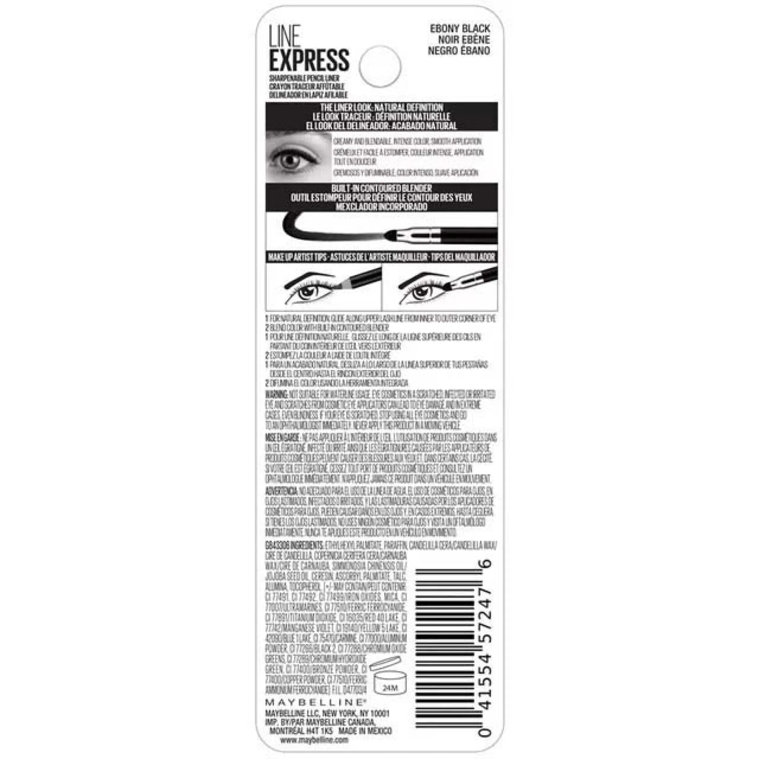 Line Express Sharpenable Wood Pencil Eyeliner