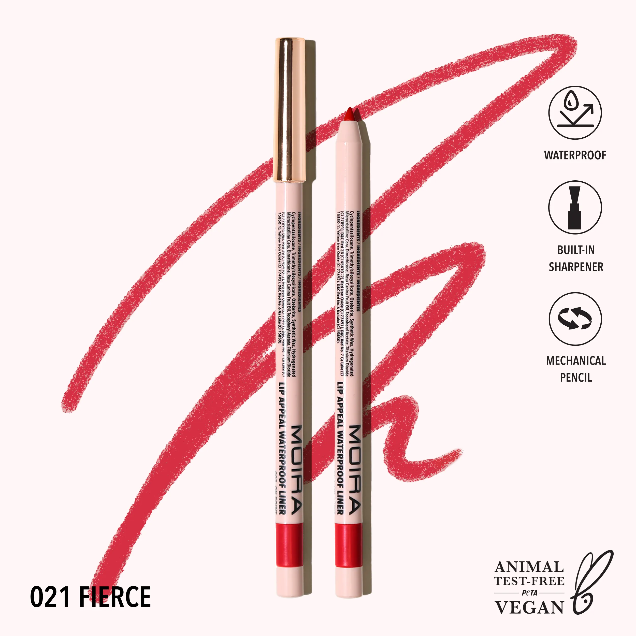 Lip Appeal Waterproof Liner (Fierce)