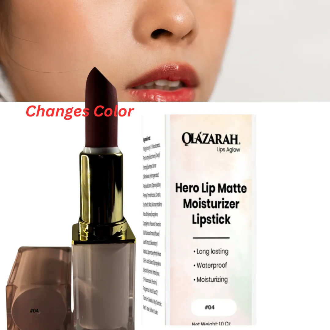 Lip Matte Cream long lasting waterproof moisturizer formula lipstick | Color #004: Bean Paste & Taro Puree, 1 oz (packaging may vary)