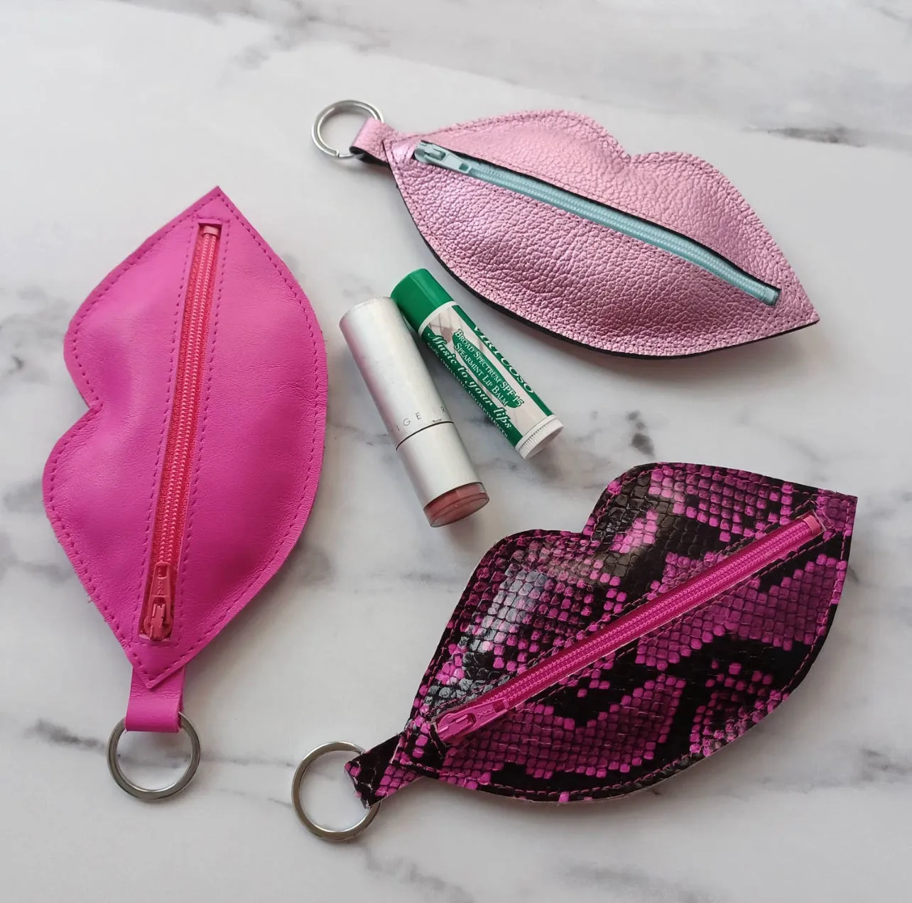 Lip Shaped Keychains