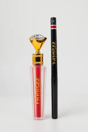 LIQUID LIPSTICK   PENCIL LINER - MATTE "L'IMPERTUBABLE"