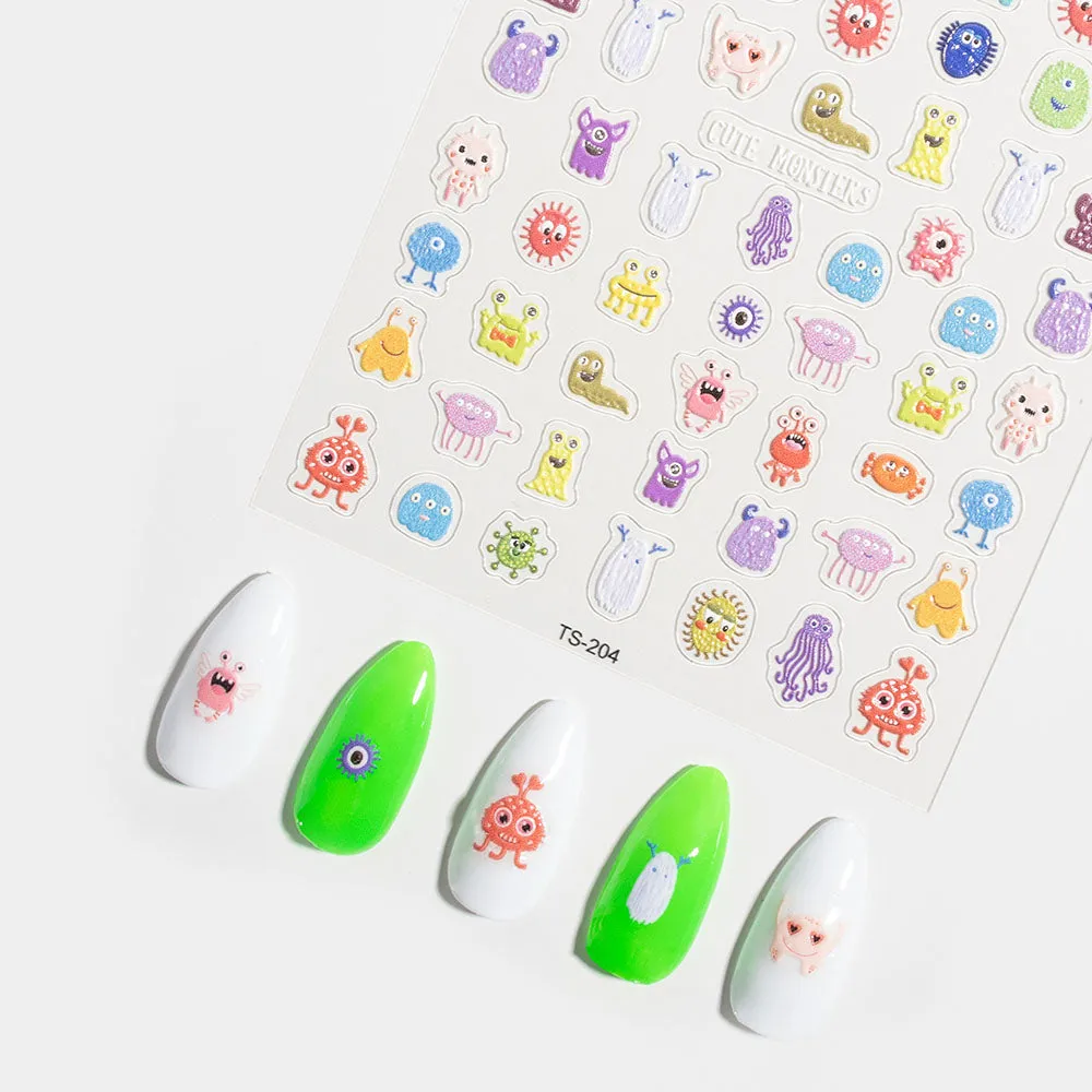 Little Monsters Nail Stickers