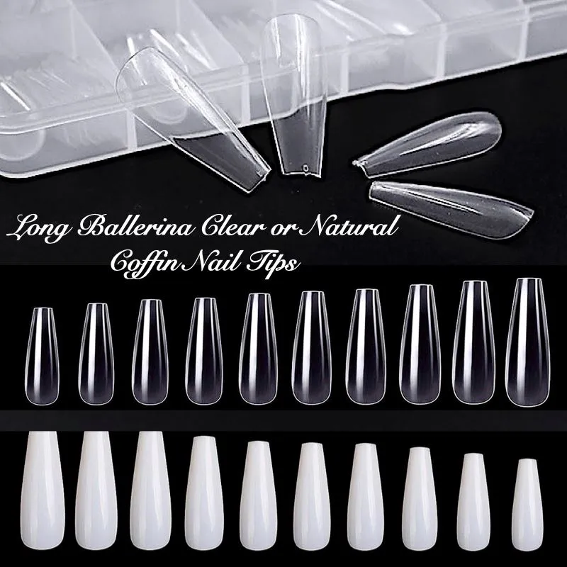 Long Coffin Nail Tips
