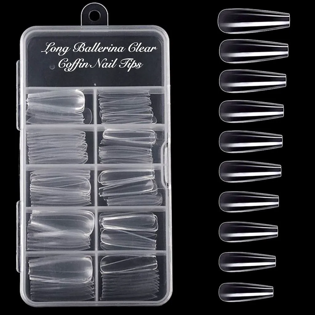 Long Coffin Nail Tips