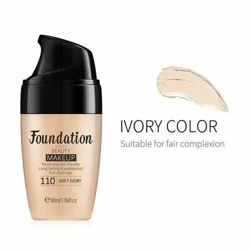 Long-lasting Face Foundation Cream Waterproof Concealer Liquid Even