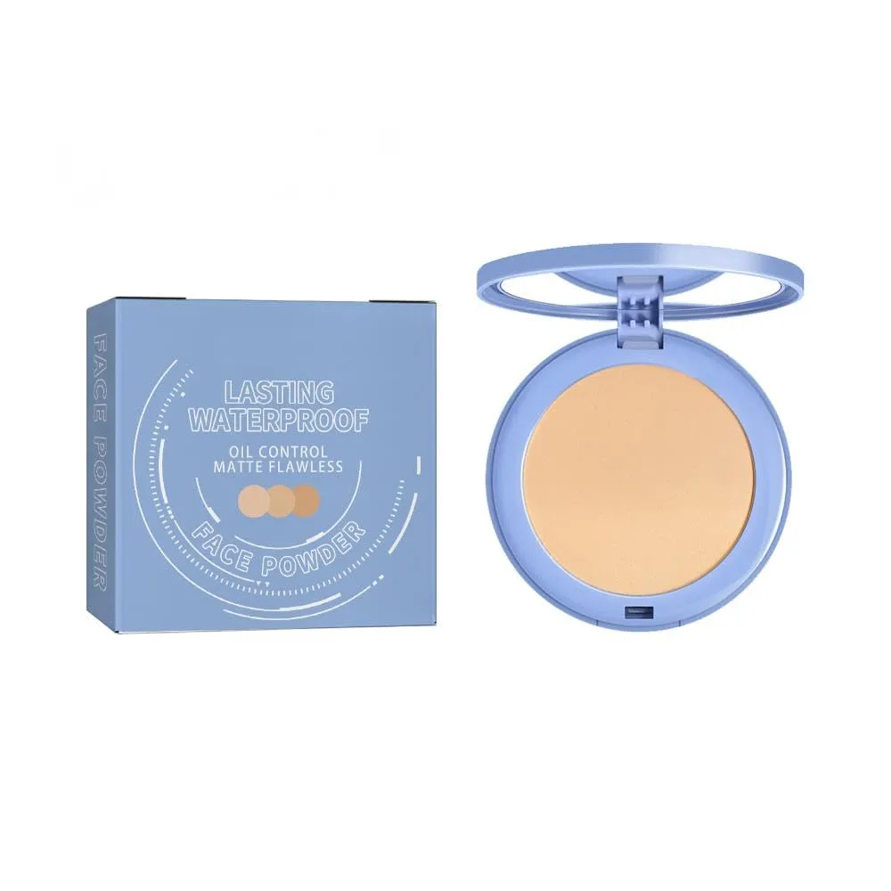 Long Lasting Setting PowderOil Control PowderWaterproof Pressed Powder Compact for Flawless, Natural Finish, Lightweight & Breathable Makeup Powder for All Day Wear