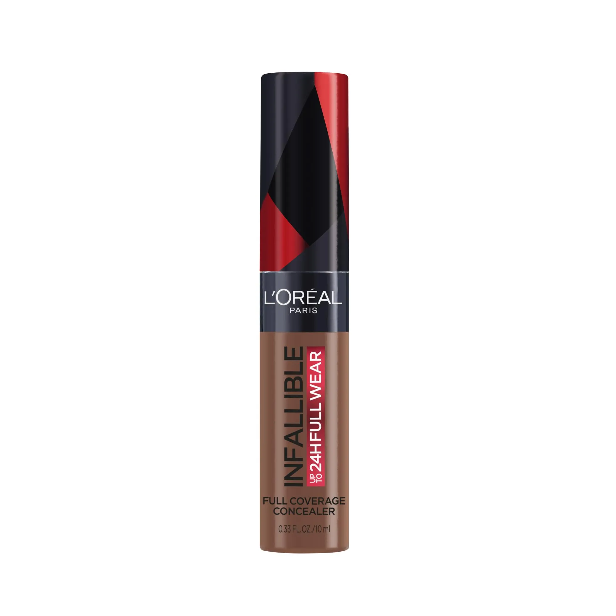 L’Oréal Paris Concealer Infallible Full Wear, One-Swipe Complete Coverage, Matte Finish, Longwear Up to 24hr - Coffee, 10 mL