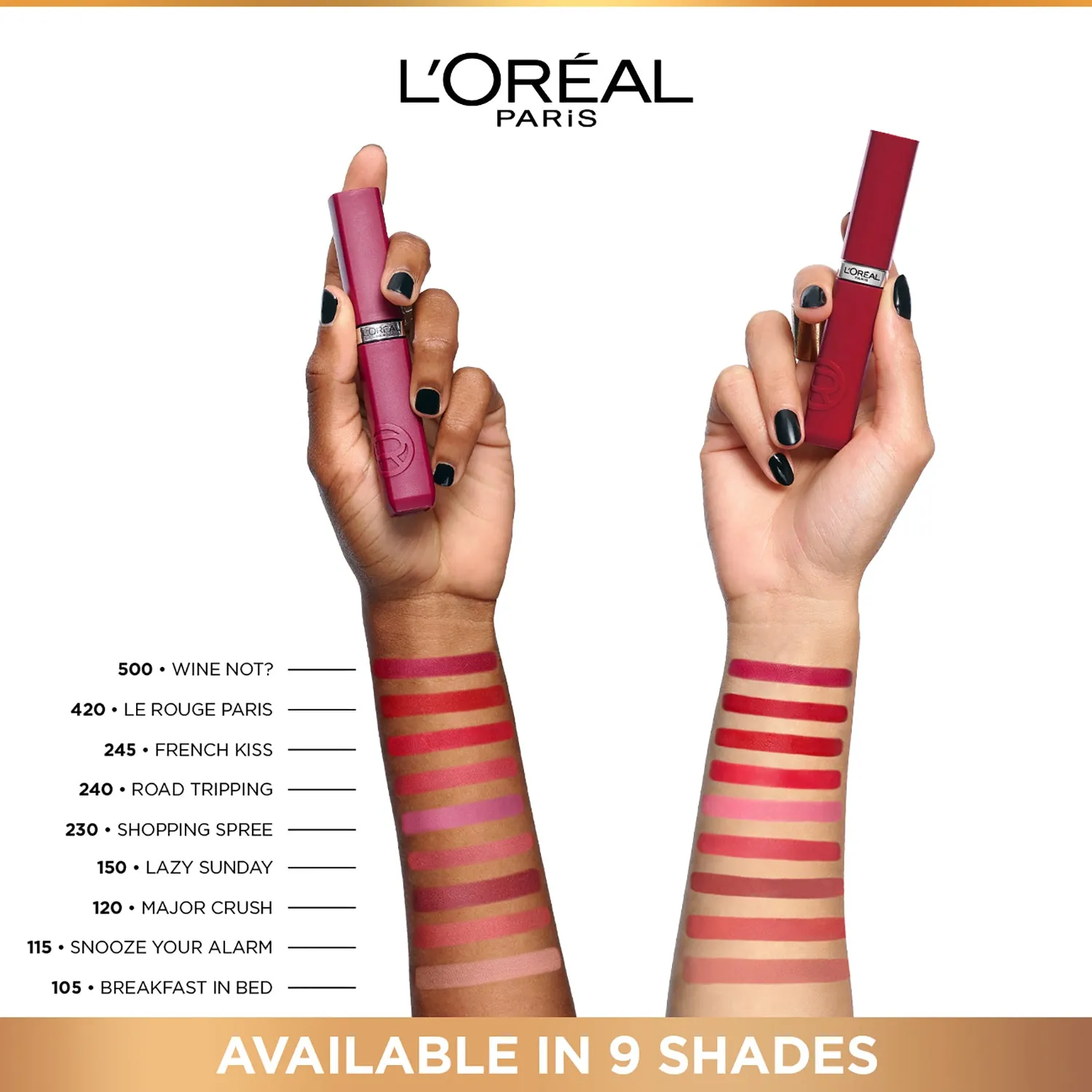 L’Oréal Paris Infallible Matte Resistance Liquid Lipstick, Major Crush 120, 5 ml