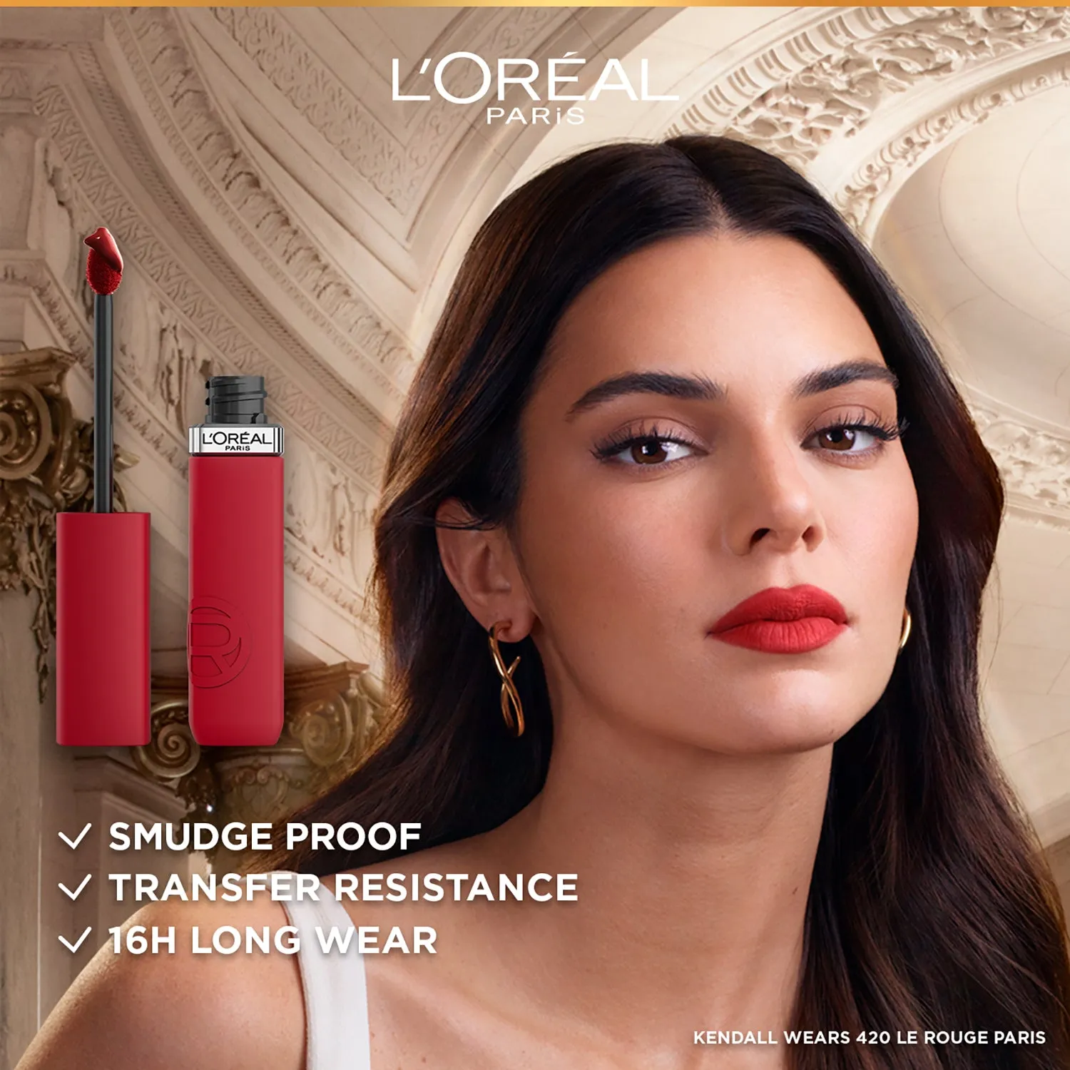 L’Oréal Paris Infallible Matte Resistance Liquid Lipstick, Wine Not 500, 5 ml